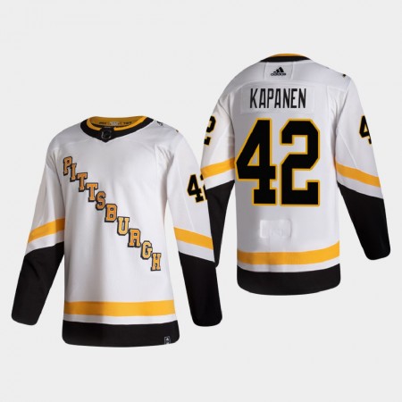 Herren Eishockey Pittsburgh Penguins Trikot Kasperi Kapanen 42 2020-21 Reverse Retro Authentic